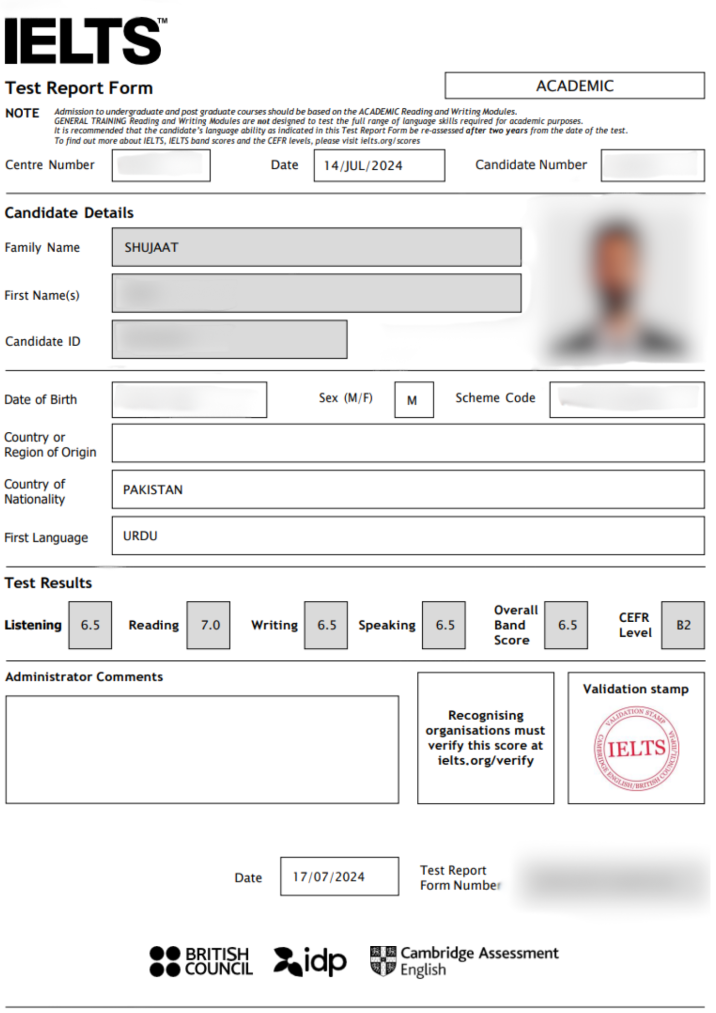 IELTS Result (2)